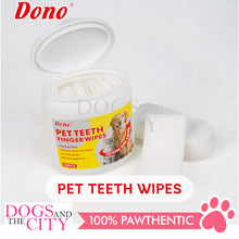 Load image into Gallery viewer, Dono Pet Teeth Finger Wipes 50's