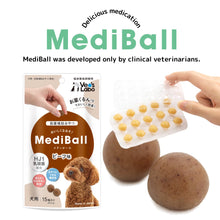 Load image into Gallery viewer, VET&#39;S LABO 16772 Japanese Medi Ball for Dog Cheese Flavor Treat 15pcs 20g