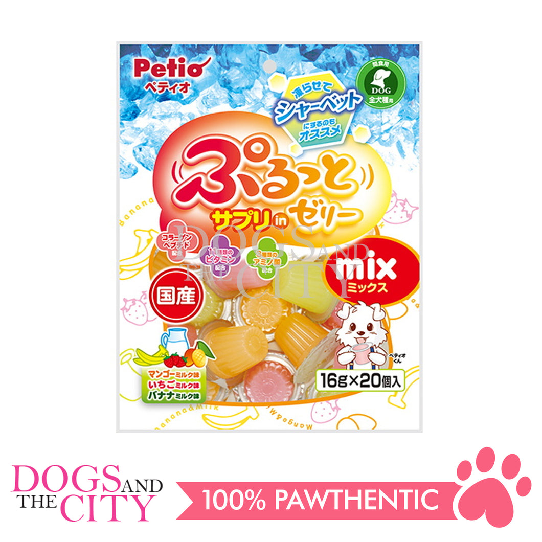 PETIO W12228  Supplement in Jelly mix 16gX20pcs Dog Treats