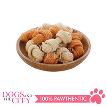 Load image into Gallery viewer, PETIO W14025  Dental Air in Gum Ball Chicken &amp; Milk Grain Free 14pcs Dog Treats