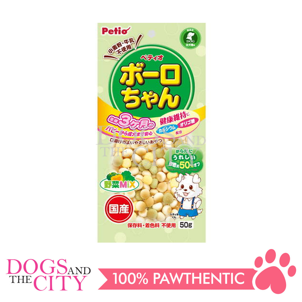 PETIO W14068  Bolo Vegetable Mix 50g Dog Treats