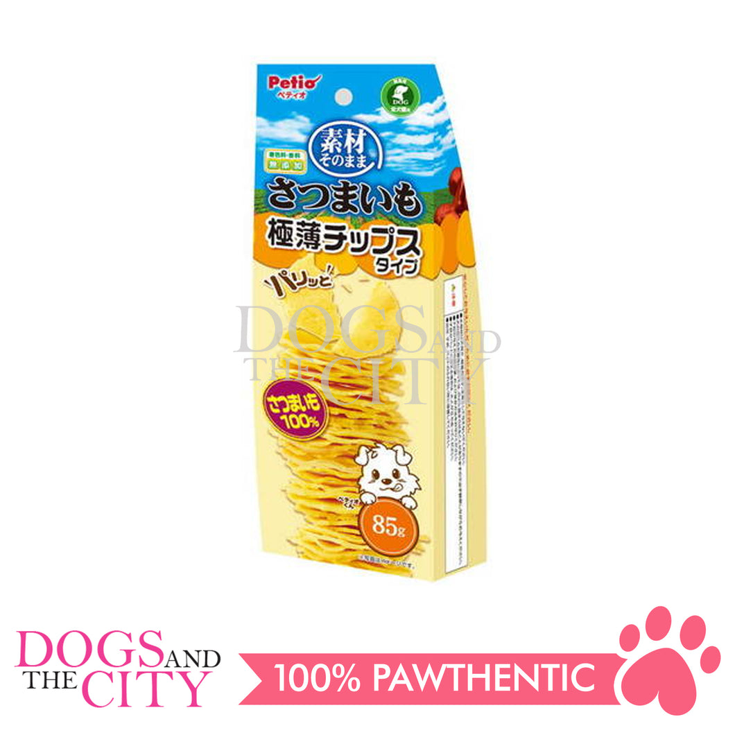 PETIO W14110  Sweet Potato Crispy Thin Chips Type 85g Dog Treats