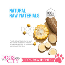 Load image into Gallery viewer, Cature Purcats Natural Miracle Clumping Cat Litter - Chamomile Scent 5.5lbs (2.5kg)