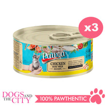 Load image into Gallery viewer, PAWTA Grain Free Canned  Wet Cat Food - Chicken Mousse with Goat Milk for Kitten 70g (3 Cans)