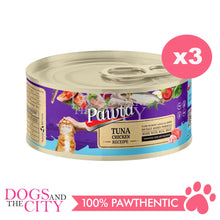 Load image into Gallery viewer, PAWTA Grain Free Canned  Wet Cat Food in Gravy 70g (3 Cans)