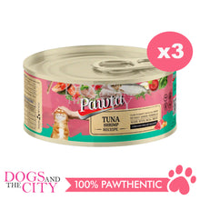 Load image into Gallery viewer, PAWTA Grain Free Canned  Wet Cat Food in Gravy 70g (3 Cans)