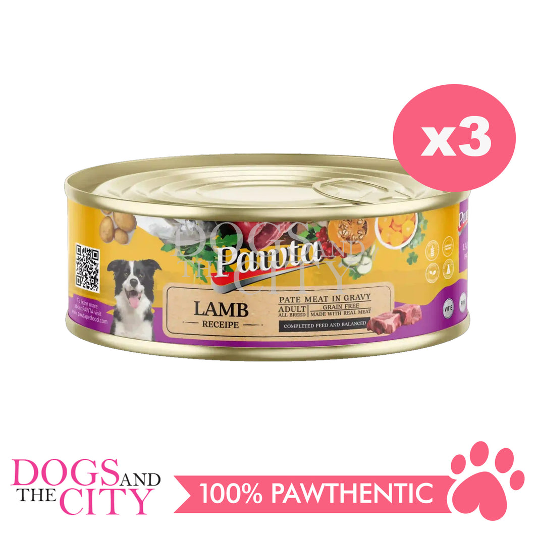 PAWTA Grain Free Canned  Wet Dog Food 150g. (3 Cans)