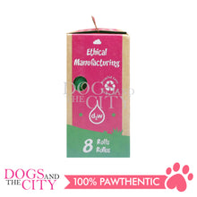 Load image into Gallery viewer, GKDC02 Green Sheep Biodegradable Pet Poop Bag Strawberry Fragrance 8 rolls