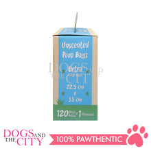 Load image into Gallery viewer, GKDC07 Green Sheep Biodegradable Pet Poop Bag with Dispenser 8 rolls