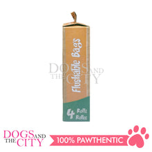 Load image into Gallery viewer, GKDC13 Green Sheep Flushable Pet Poop Bags 4rolls