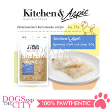 Load image into Gallery viewer, VET&#39;S LABO 16959 Kitchen &amp; Aspic Dog Cod with Japanese Broth Jelly Dog Food 80g