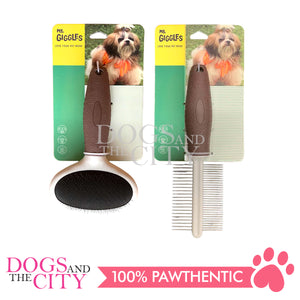 Mr. Giggles LE327 Double Round Brush Milk white + coffee color 14.3*19.5cm