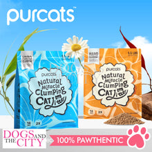 Load image into Gallery viewer, Cature Purcats Natural Miracle Clumping Cat Litter - Chamomile Scent 5.5lbs (2.5kg)