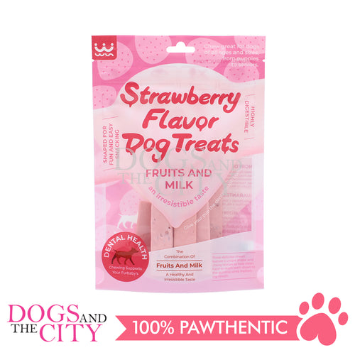WLN-052  Strawberry Flavor Dental Slice Chew 100g