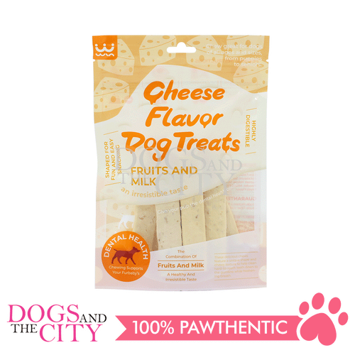 WLN-055  Cheese  Flavor Dental Slice Chew 100g