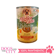 Load image into Gallery viewer, Miglior Cane Le Specialita Italiane Stew Chunks in Sauce with Beef Dog Food 405g (3 cans)