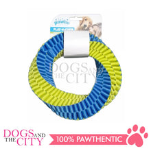 Load image into Gallery viewer, PAWISE 14841 Nylon Braided Donut Dog Toy Play and Chew Small 14cm