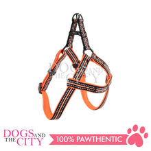 Load image into Gallery viewer, PAWISE  13169 Dog Reflective Soft Harness - orange 20mm*35-60cm