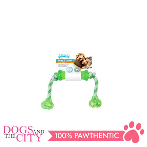 Pawise 14559 Dog Toy Play n Chew Dumbbell