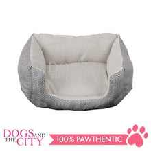 Load image into Gallery viewer, PAWISE 12444/12445/12446 Square Dog and Cat Bed Grey