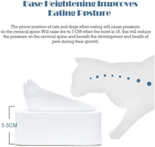 Load image into Gallery viewer, MRCT Automatic Pets Water Feeder with Rotating Tilted Cat/Dog Bowl Small 25x24.5x13.9cm