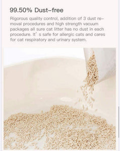 Cature Natural Tofu Clumping Cat Litter Milk Flavor 6L - Dogs And The City Online