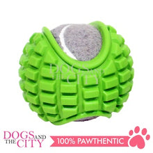 Load image into Gallery viewer, PAWISE 14637/14638/14639 TPR Bounce Ball Dog Toy w/Tennis Ball Inside for Pets