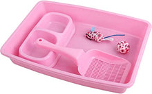 Load image into Gallery viewer, Pawise 28948 4-Piece Cat Starter Kit Pink - All Goodies for Your Pet