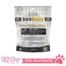 Load image into Gallery viewer, KIND REWARDS 9634 Bare Bones Knotted 2&quot; Made with Real Peanut Butter Flavor 100% Rawhide Free Small Dog Treats 264g