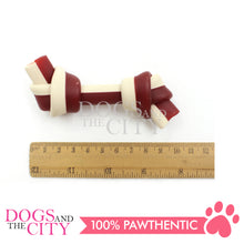 Load image into Gallery viewer, KIND REWARDS 9899-24 No Hide Bones 4&quot; Chicken Flavor 100% Rawhide Free With Real Chicken Treats Inside Medium 66g