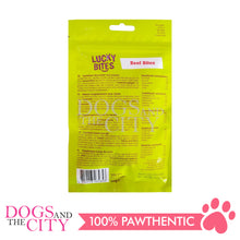 Load image into Gallery viewer, LUCKY BITES BN004 Beef Bites Chew Dog Treats 90g