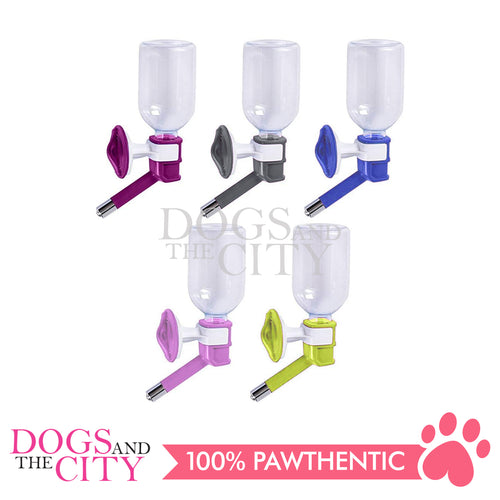 DGZ No Drip Pet Square Drinking Nozzle with Bottle 300ml for Dog and Cat 9x21cm