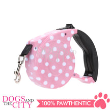 Load image into Gallery viewer, DGZ189 Printed Pet Auto Retractable Dog Leash Tape Tangle Free 5 meters Up to 33lbs Random Design
