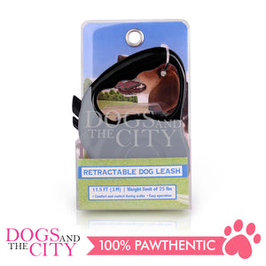 DGZ SJ199S Pet Retractable/Auto Lead For 0-25Lbs 3M