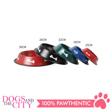 Load image into Gallery viewer, DGZ Painted Stainless Pet Bowl 26CM