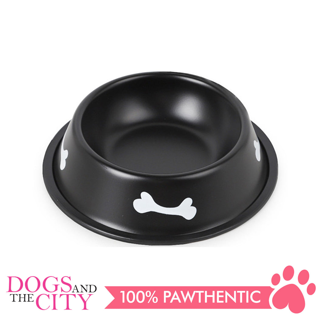 DGZ Painted Stainless Pet Bowl 18CM
