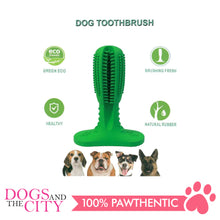 Load image into Gallery viewer, DGZ Molar Natural Rubber Toothbrush Chew Toy Small for Dog 10x7cm