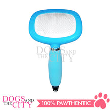Load image into Gallery viewer, DGZ LG319 Small Slicker Pet Brush with Silicone Handle Dog 10cm for Dog and Cat