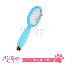 Load image into Gallery viewer, DGZ LG328 Single Brush with Silicone Handle SMALL for Dog and Cat 10CM