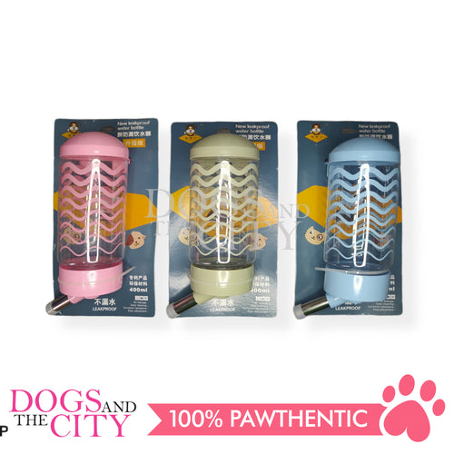 DGZ P1223 No Drip Pet Water Bottle 400Ml 19X6X9Cm