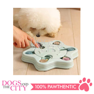 DGZ WO-230 Star Shaped Dog Cat Treat Intelligent Puzzle Toy Feeder 25x25x3cm