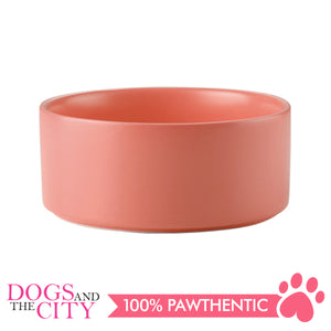 DGZ Nordic Ceramic Pet Bowl Medium 650ml 15.5x7cm for Dog and Cat