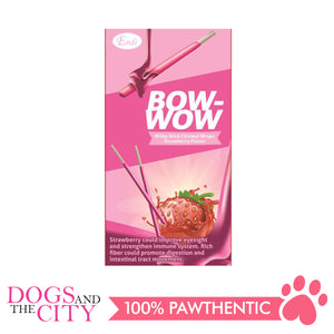 Endi E026 Bow-Wow Milky Stick Wraps Strawberry Dog Treats 96g