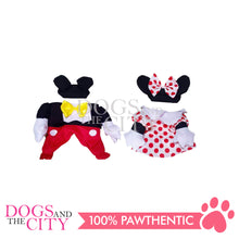 Load image into Gallery viewer, ODRA Mickey and Minnie Front Pet Costume for Dog and Cat