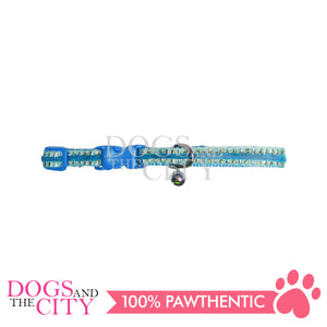 JX JCC1100 1.0Cm Adjustable Pet Collar With Bell 20-30cm