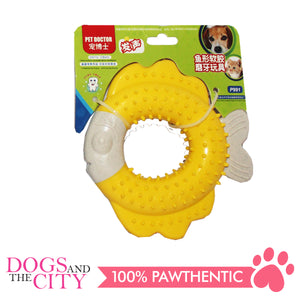 JX P991 Fish-Shaped Soft Rubber Molar Pet Toy 14x14x3cm Dog Toy