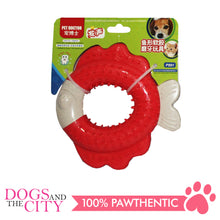 Load image into Gallery viewer, JX P991 Fish-Shaped Soft Rubber Molar Pet Toy 14x14x3cm Dog Toy