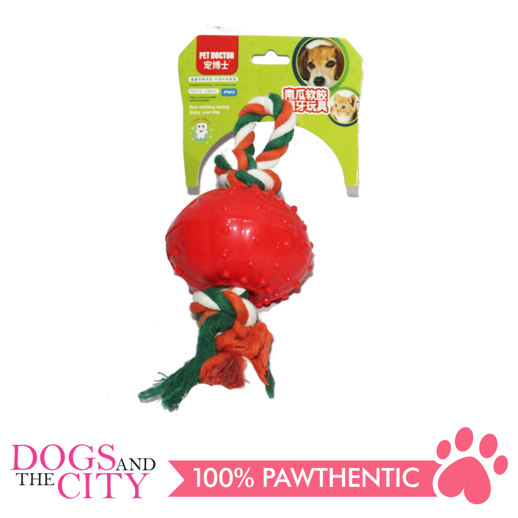 JX P1012 Pumpkin Soft Rubber Molar Pet Toy 26X10X10Cm