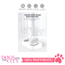 Load image into Gallery viewer, MRCT Automatic Pets Water Feeder with Rotating Tilted Cat/Dog Bowl LARGE 29.3x25.5x17.5cm