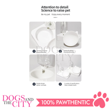 Load image into Gallery viewer, MRCT Automatic Pets Water Feeder with Rotating Tilted Cat/Dog Bowl LARGE 29.3x25.5x17.5cm